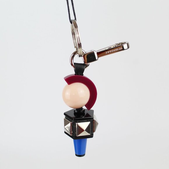 NWT Burberry Geometric Key Bag Charm-Bag Accessory Clip - Picture 2 of 9